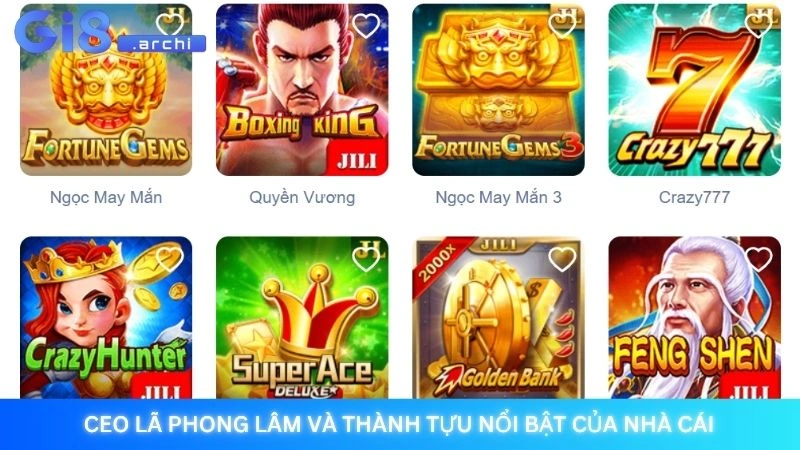 CEO Lã Phong Lâm và thành tựu nổi bật của nhà cái