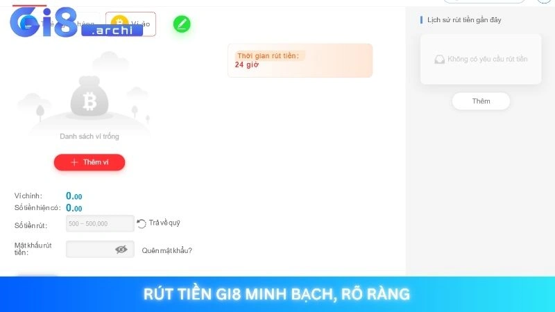 Rút tiền Gi8 minh bạch, rõ ràng