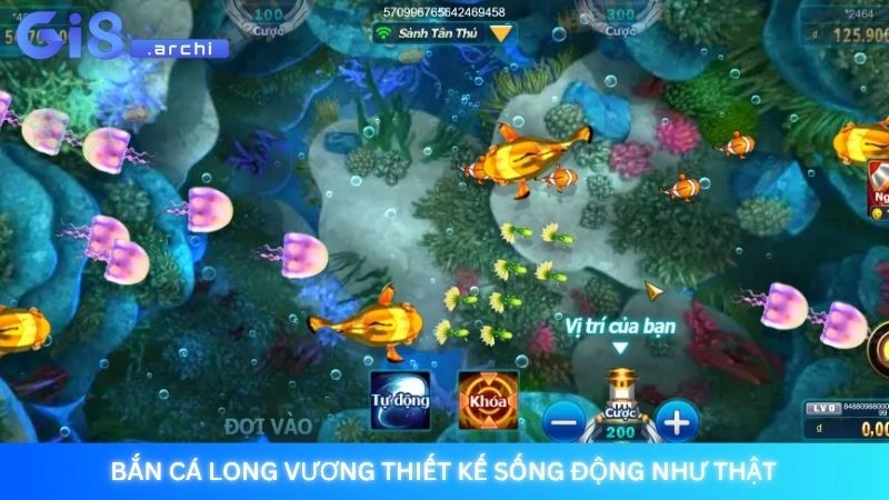 Bắn cá Long Vương thiết kế sống động như thật